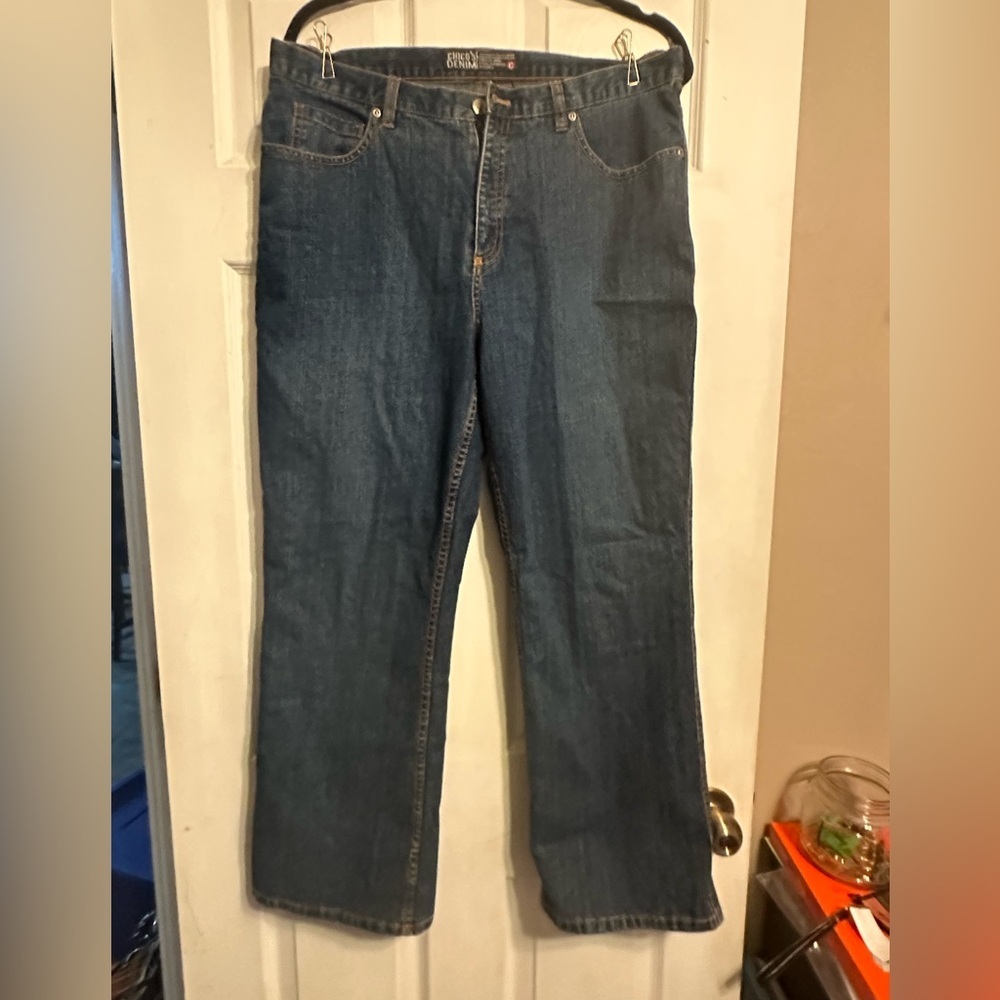 Chico's Blue Flare & Wide Leg Jeans